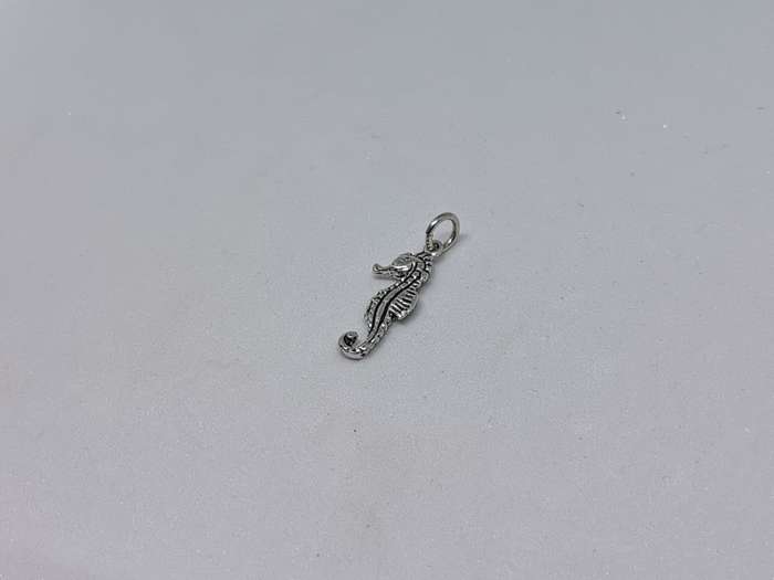 Silver Seahorse Charm