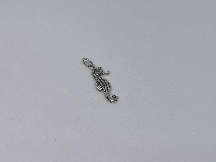 Silver Seahorse Charm