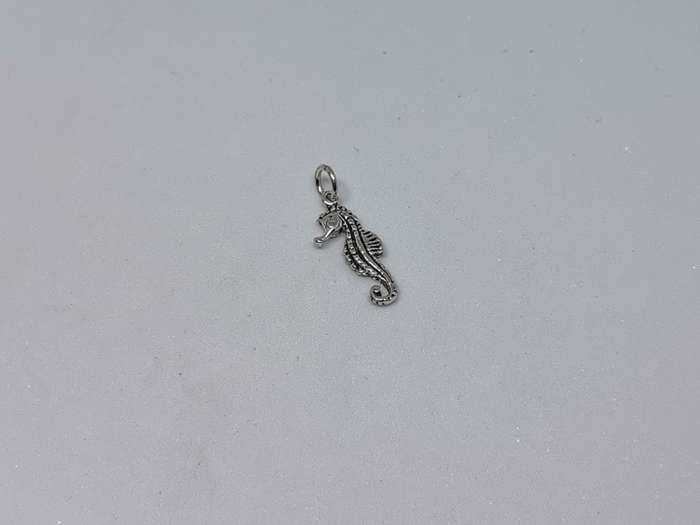 Silver Seahorse Charm