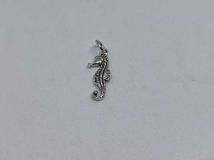 Silver Seahorse Charm