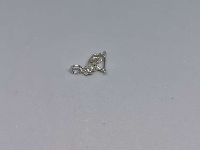 Silver Baboon Charm