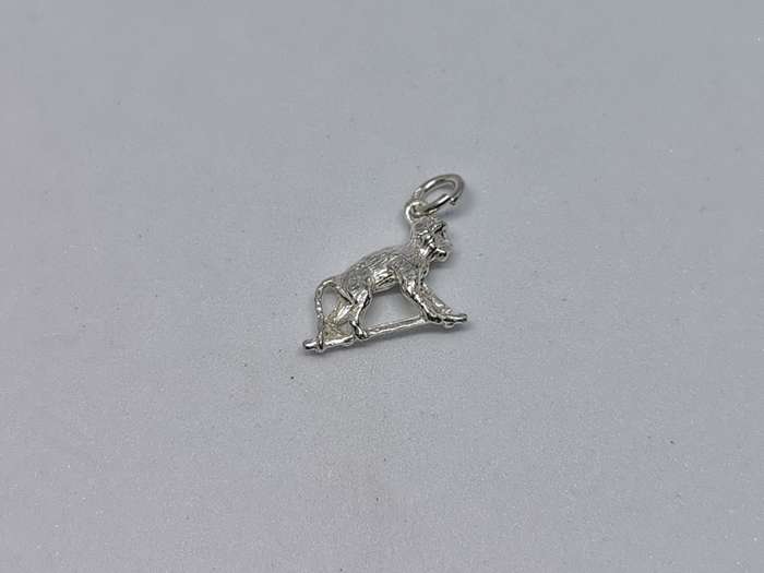Silver Baboon Charm