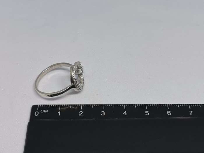 Silver Moon and Star Ring
