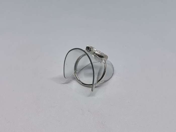 Silver Moon and Star Ring