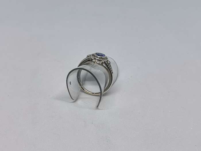 Gorgeous Silver Sapphire Ring