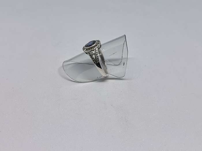 Gorgeous Silver Sapphire Ring