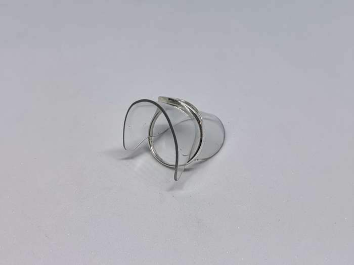 Unique Silver Statement Ring