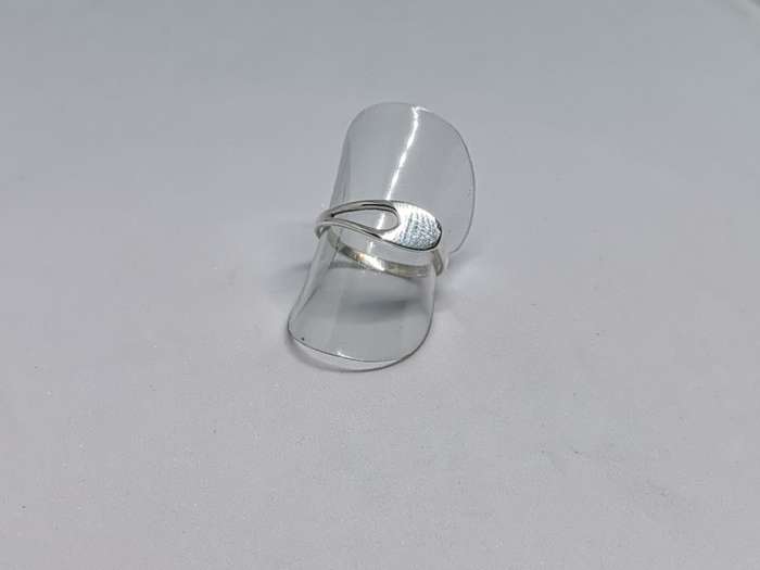 Unique Silver Statement Ring