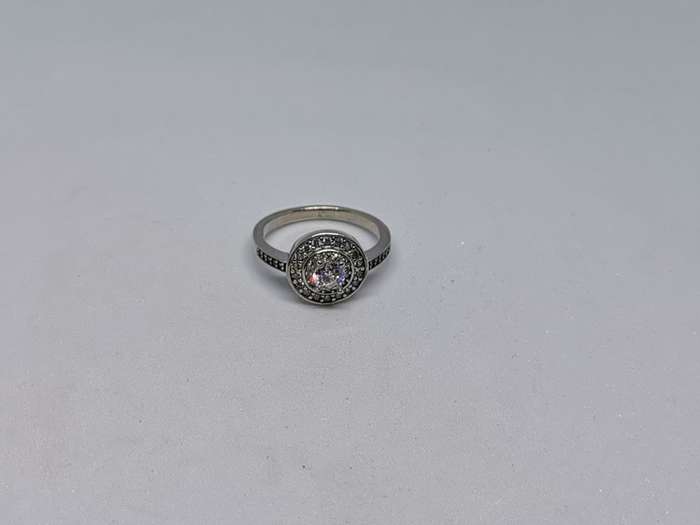Silver Halo Ring