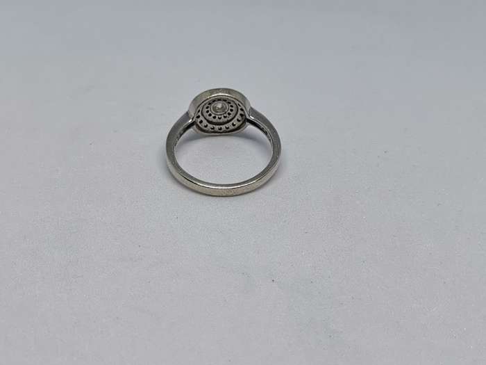 Silver Halo Ring