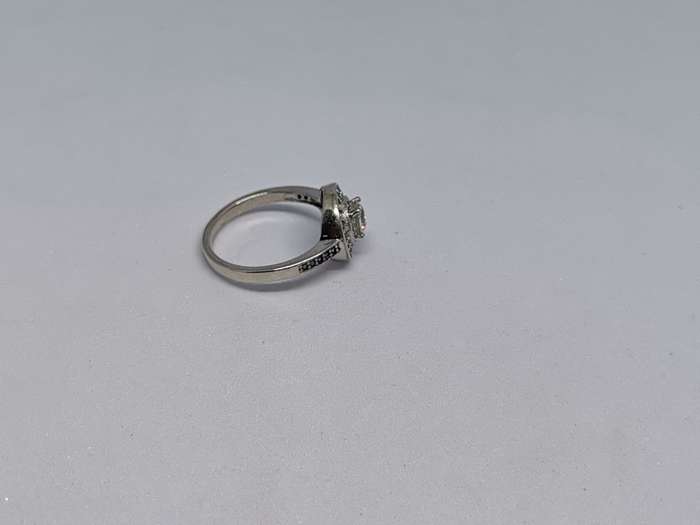 Silver Halo Ring