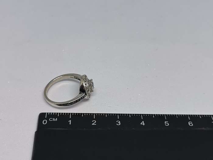 Silver Halo Ring