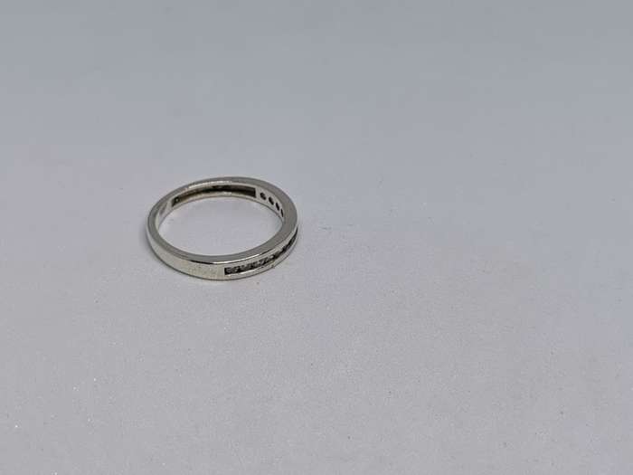 Silver Half Eternity Ring