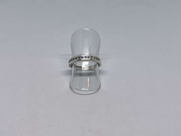 Silver Half Eternity Ring