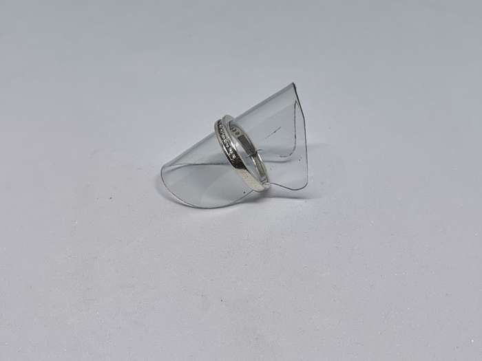Silver Half Eternity Ring