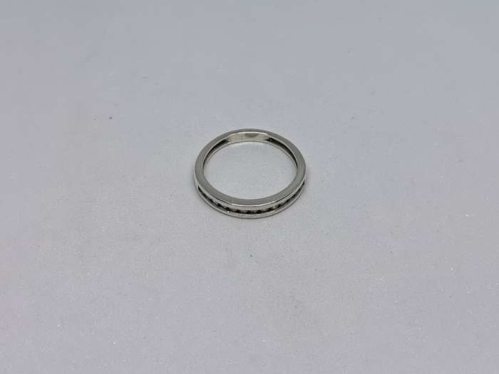 Silver Half Eternity Ring