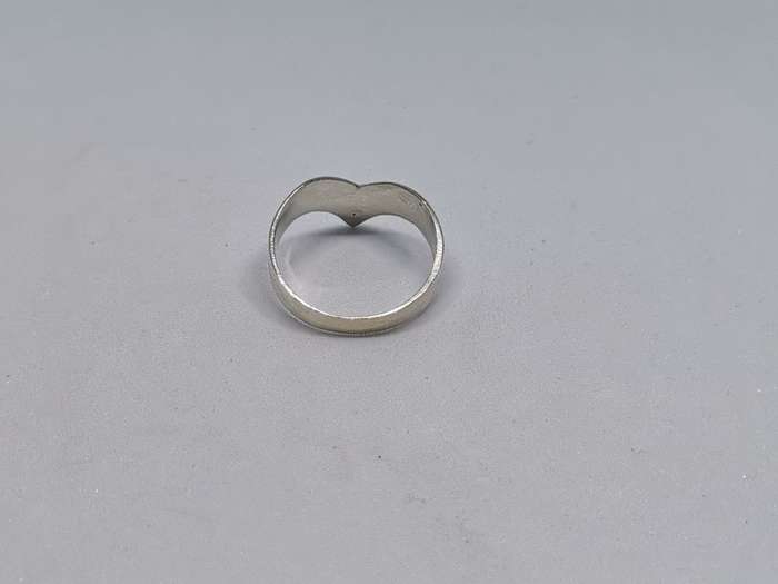 Silver Wishbone Ring