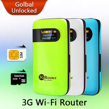 NEW GLOBAL Portable Mini SIM SLOT 3G Wifi router Support WCDMA HSPA Unlock Hotspot