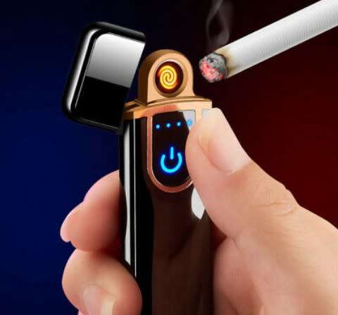 Electronic USB Rechargeble Cigarette Smart Lighter ( BUY ONCE, CHARGE & USE FOREVER)