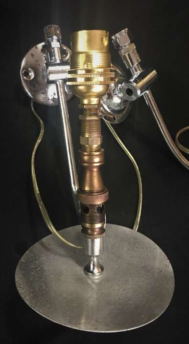 Converted Wall-Mount Gas Lights