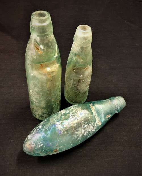 Trio of Antique Bottles