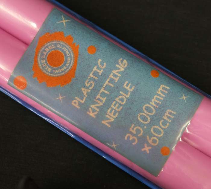 Large Plastic Knitting Needles