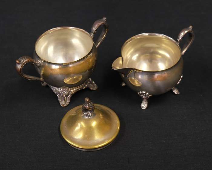 Vintage Silver-Plated Duo