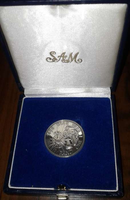 1988 SA Silver R1 Proof - Dias