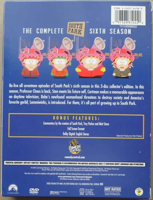 South Park - The Complete Sixth Season