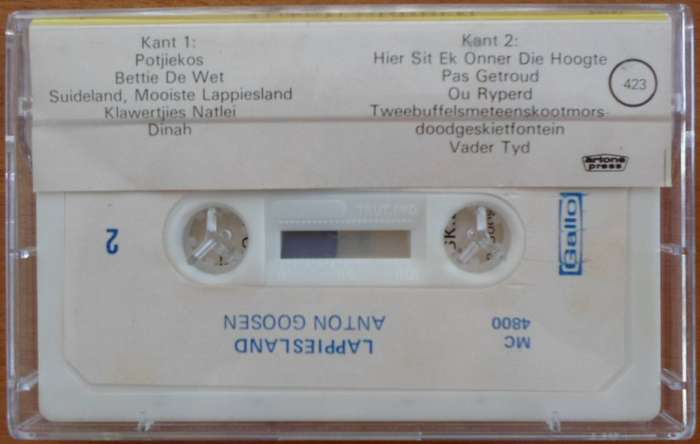 Anton Goosen - Lappiesland