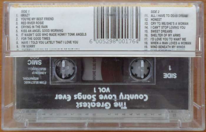 Various Artists - The Greatest Country Love Songs Ever Vol. 1