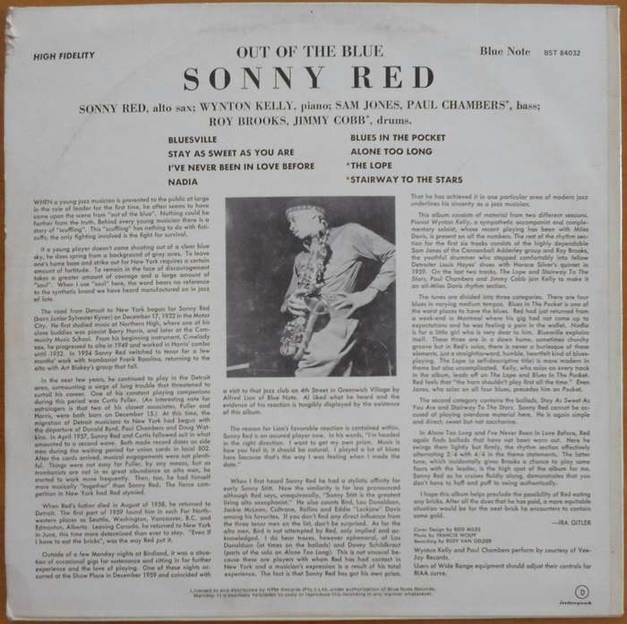 Sonny Red - Out of the Blue