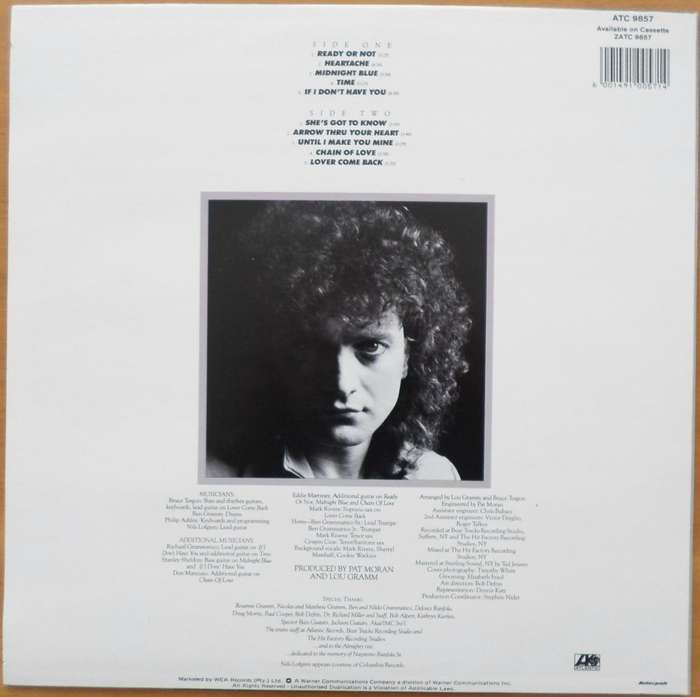 Lou Gramm - Ready or Not