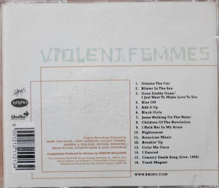 Violent Femmes - Permanent Record: The Very Best of Violent Femmes