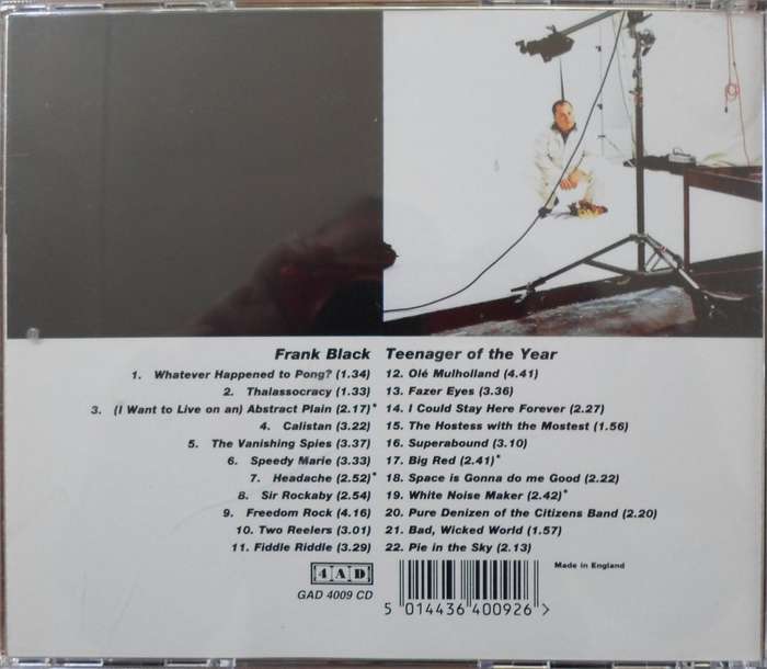Frank Black - Teenager of the Year