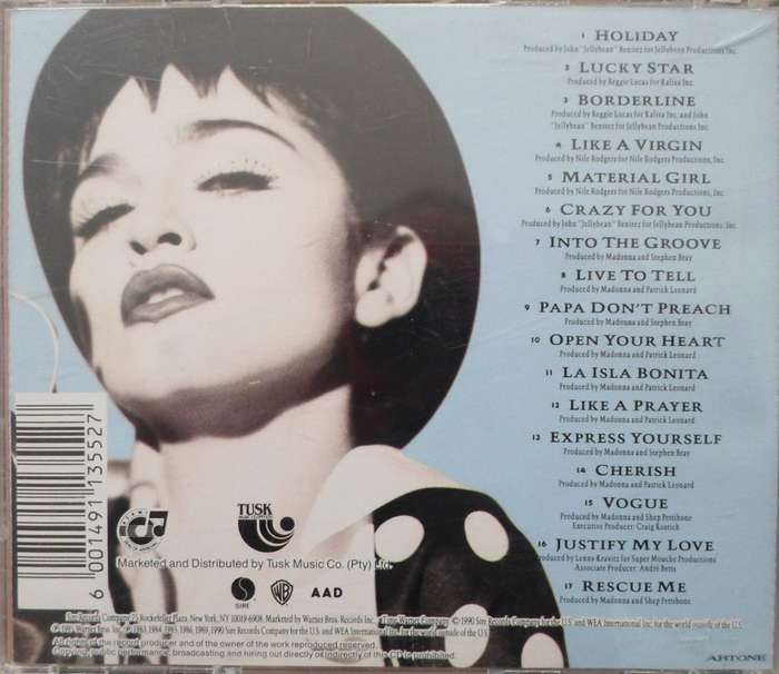 Madonna - The Immaculate Collection