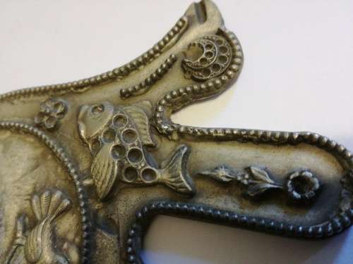 VINTAGE CAST METAL `HAMSA` FOR GOOD LUCK AND PROTECTOR.