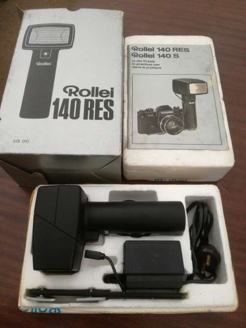 VINTAGE ROLLI 140RES FLASH. COMPLETE IN THE ORIGINAL BOX.