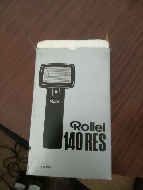 VINTAGE ROLLI 140RES FLASH. COMPLETE IN THE ORIGINAL BOX.