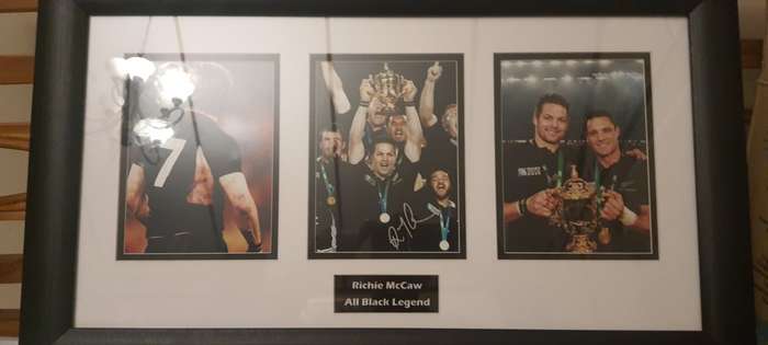 Richie Mccaw hand signed Montage