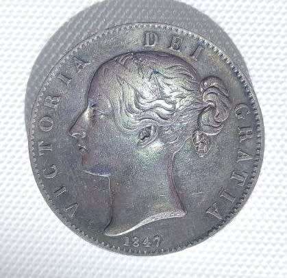 1847 Great Britain Silver Crown