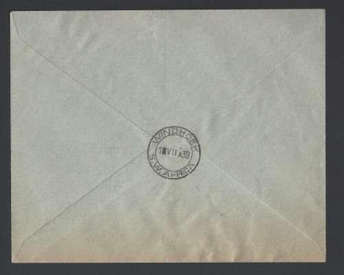SWA 1938 1 1/2d Train Official First Day Cover - Very Scarce!