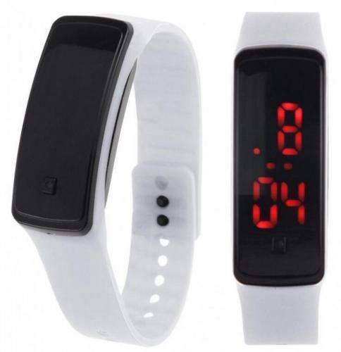 Fashion Digital LED Sports Wrist Watch Unisex Silicone Band