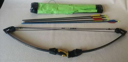 Barnett lil banshee compound bow and arows
