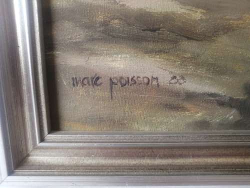 MAGNIFICENT!!! Original Marc Poisson Stunning Oil Painting