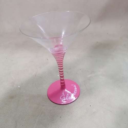 GLAMOROUS COCKTAIL GLASS WITH TALL COSMOPOLITAN GIRL BY HICCUP