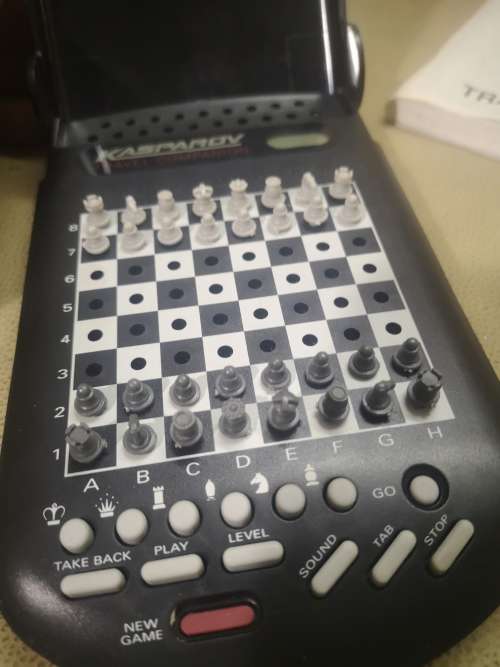 Saitek Kasparov Travel Companion Portable Chess Computer - Complete
