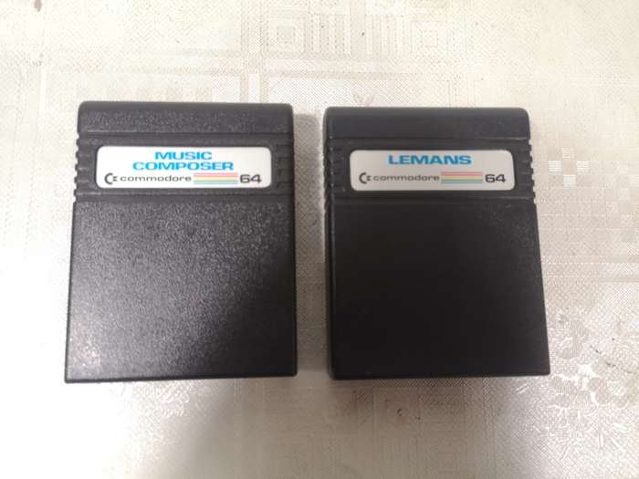 Two Original Commodore 64 Gaming Cartridges