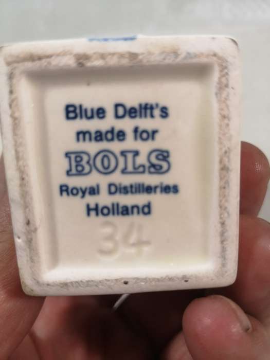 KLM Airlines Blue Delft Ceramic House No 34 By BOLS