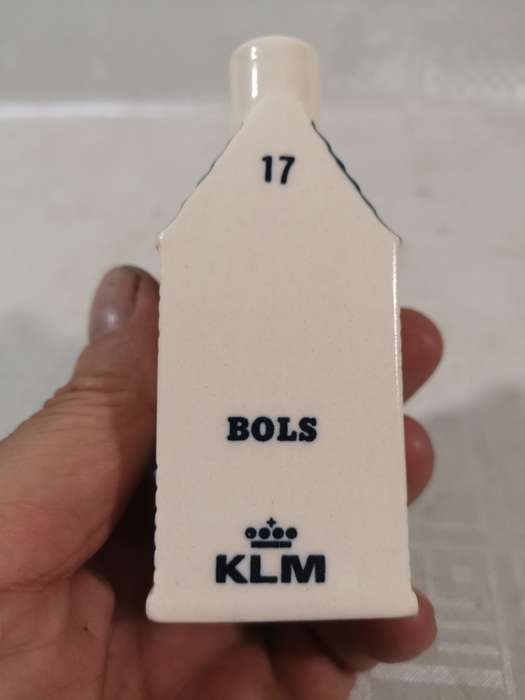 KLM Airlines Blue Delft Ceramic House No 17 By BOLS